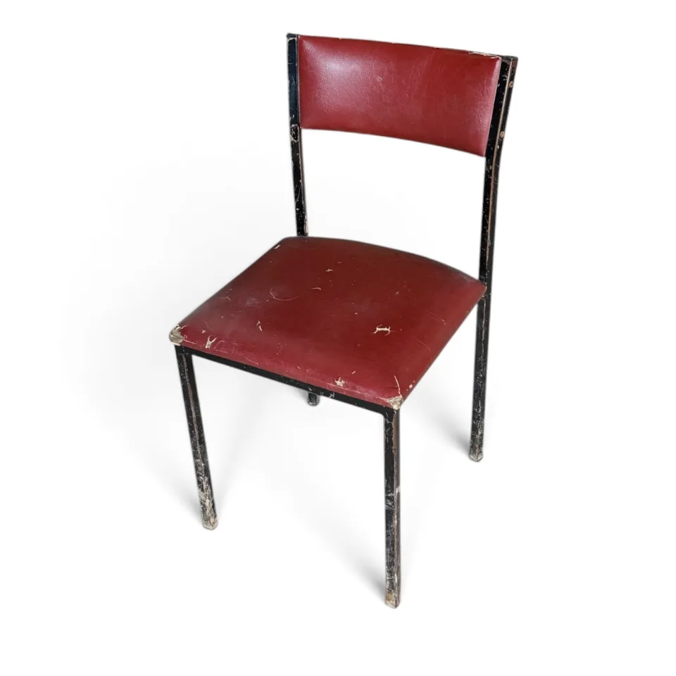 Krzesło konferencyjne / biurowe w stylu modernistycznym / vintage PRL